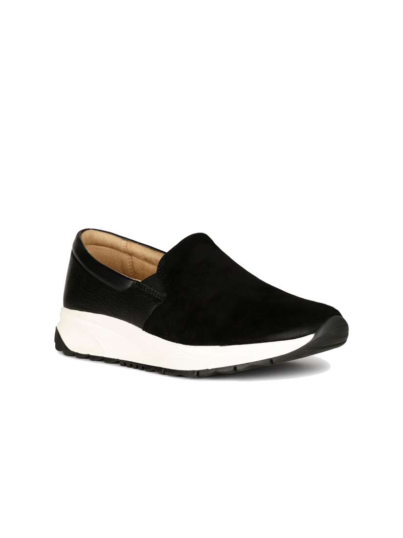 Buy Naturalizer Women Comfort Insole Suede Contrast Sole Slip On Sneakers Casual Shoes for Women 23153898 Myntra