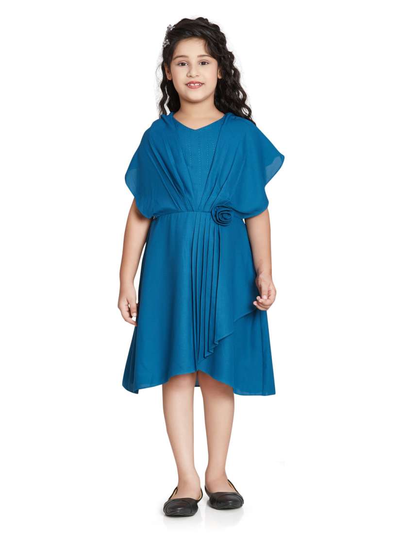Buy Peppermint Girls Satin Fit Flare Dress Dresses for Girls 23155708 Myntra
