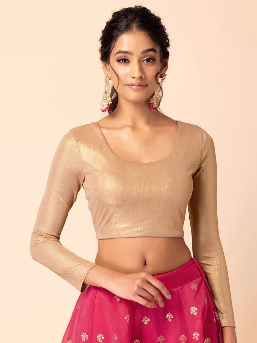 Ethnic crop tops myntra clearance