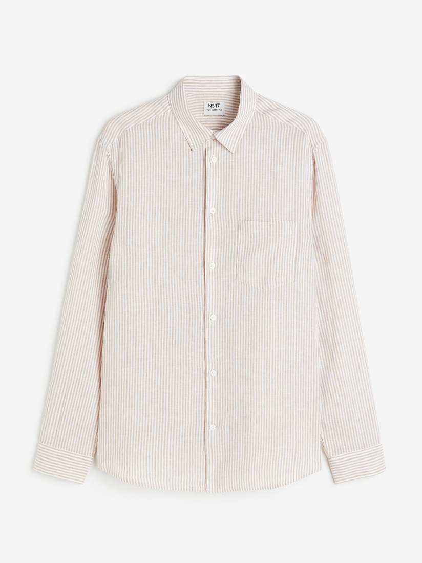 Buy H M Essentials No 17 The Linen Shirt Shirts for Men 23171724 Myntra