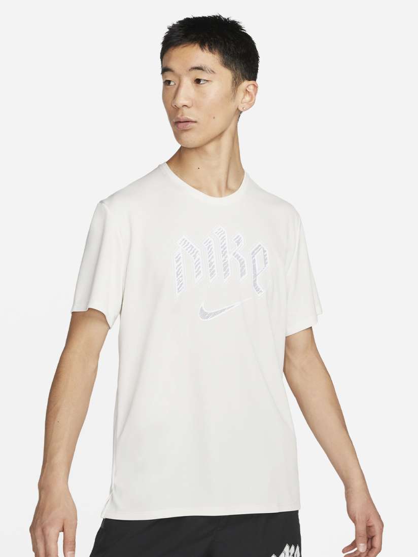 Buy Nike Men Dri FIT Run Division Miler Logo Printed Short Sleeve Running T Shirt Tshirts for Men 23176180 Myntra
