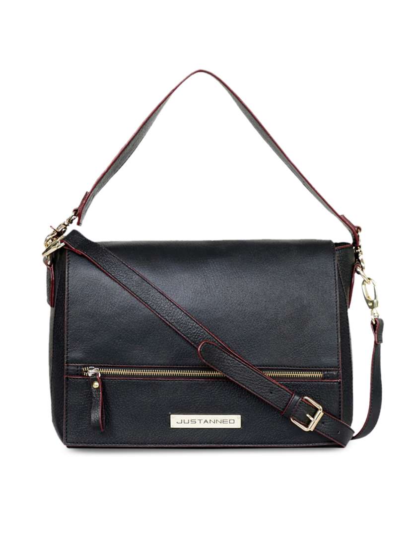Justanned leather bags top