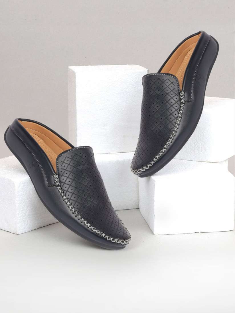 Buy FAUSTO Men Perforated Lightweight Back Open Loafers Casual Shoes for Men 23179632 Myntra