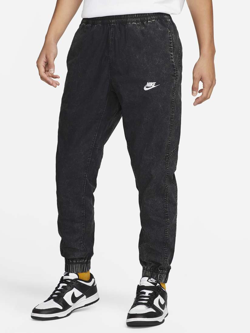 Buy Nike Men Black Club Joggers Track Pants for Men 23185186 Myntra
