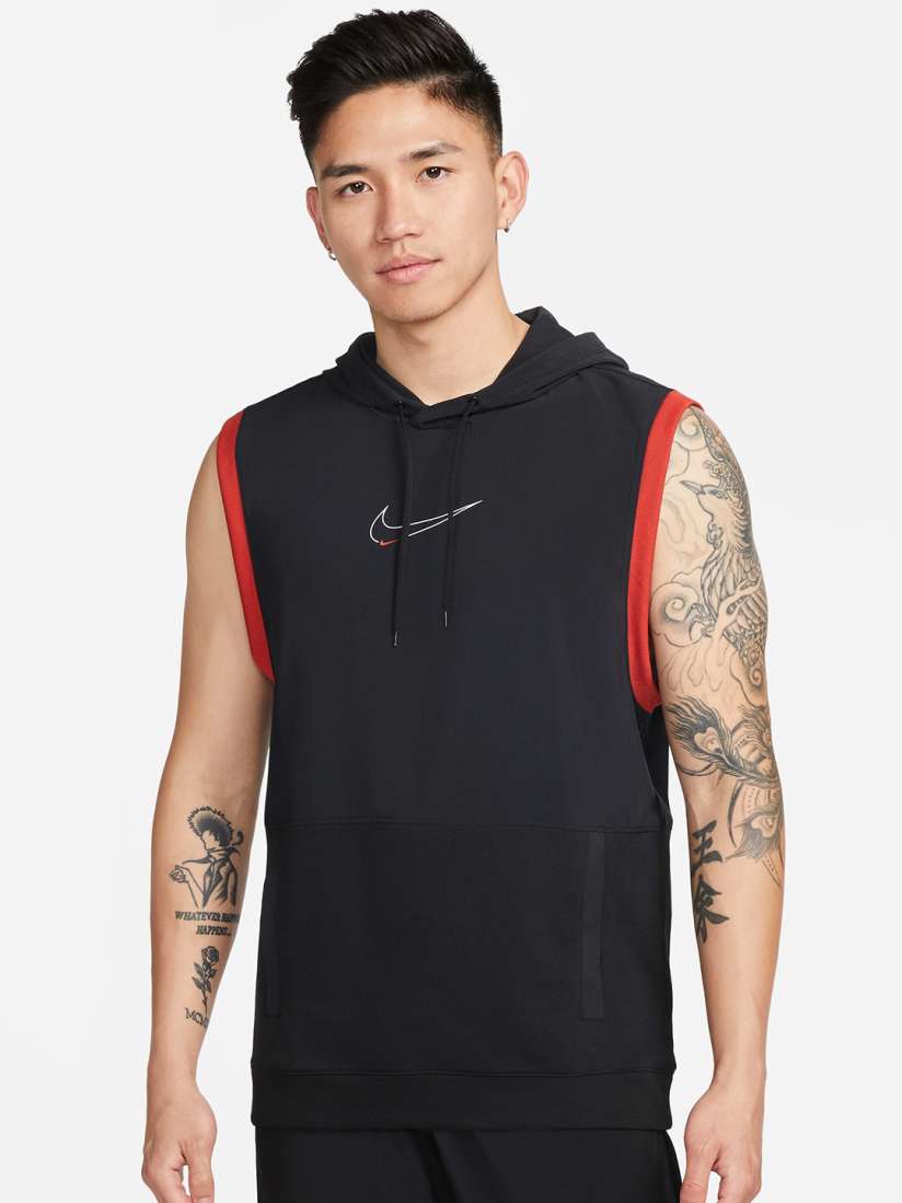 Nike dri fit sleeveless hoodie online