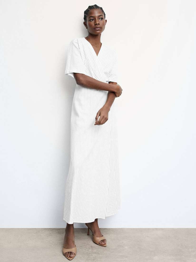 White maxi dress myntra online