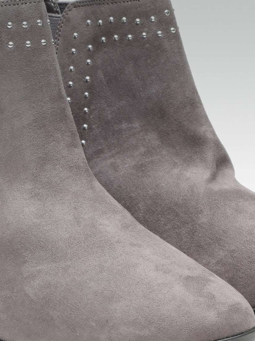 Buy DOROTHY PERKINS Women Grey Solid Heeled Boots Boots for Women 2320024 Myntra