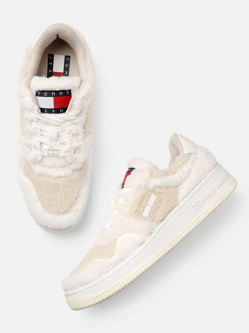 Buy Tommy Hilfiger Women Retro Basket Warm Textured Sneakers Casual Shoes for Women 23204990 Myntra