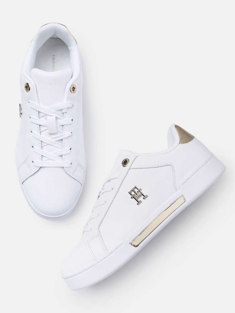 Buy Tommy Hilfiger Women Court Sneakers Casual Shoes for Women 23205048 Myntra