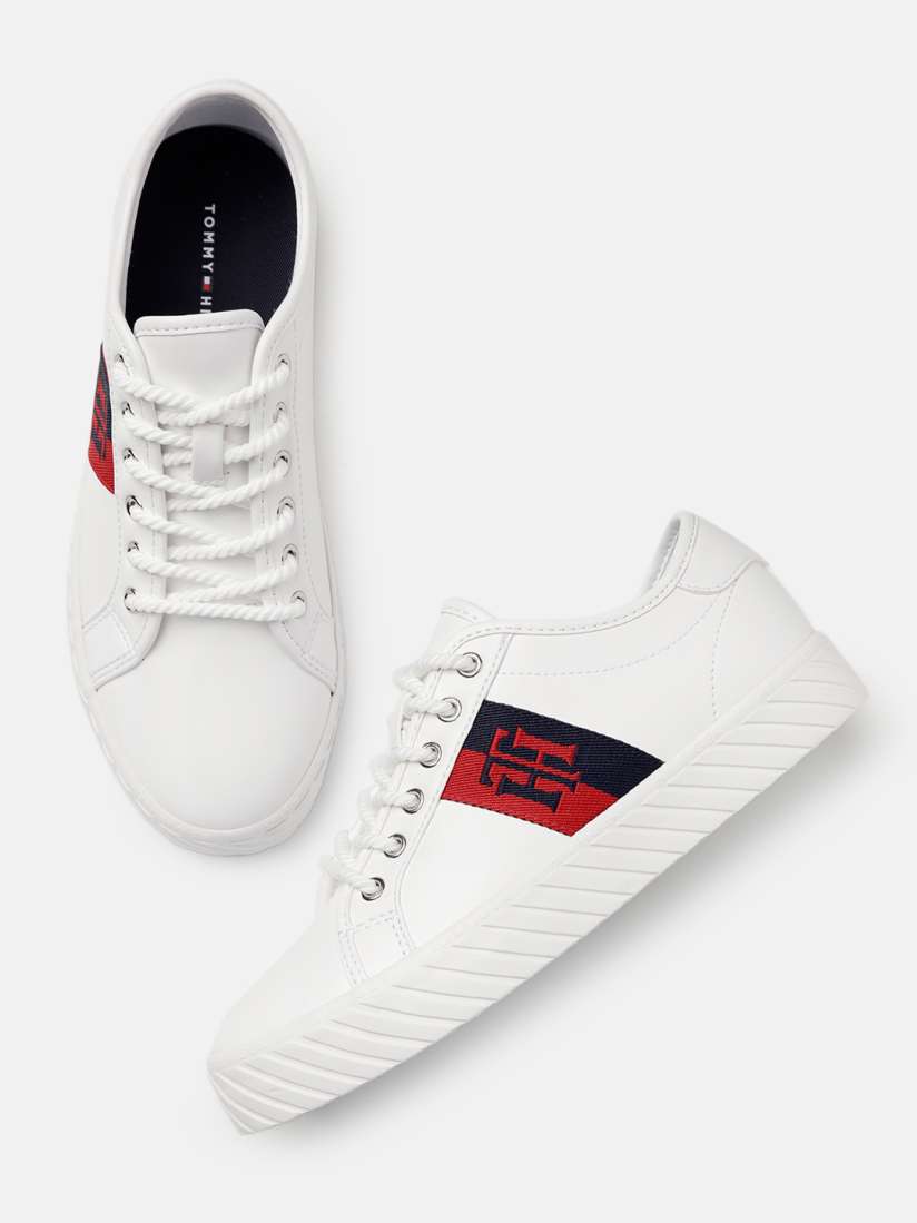 Buy Tommy Hilfiger Women Solid Sneakers Casual Shoes for Women 23205088 Myntra