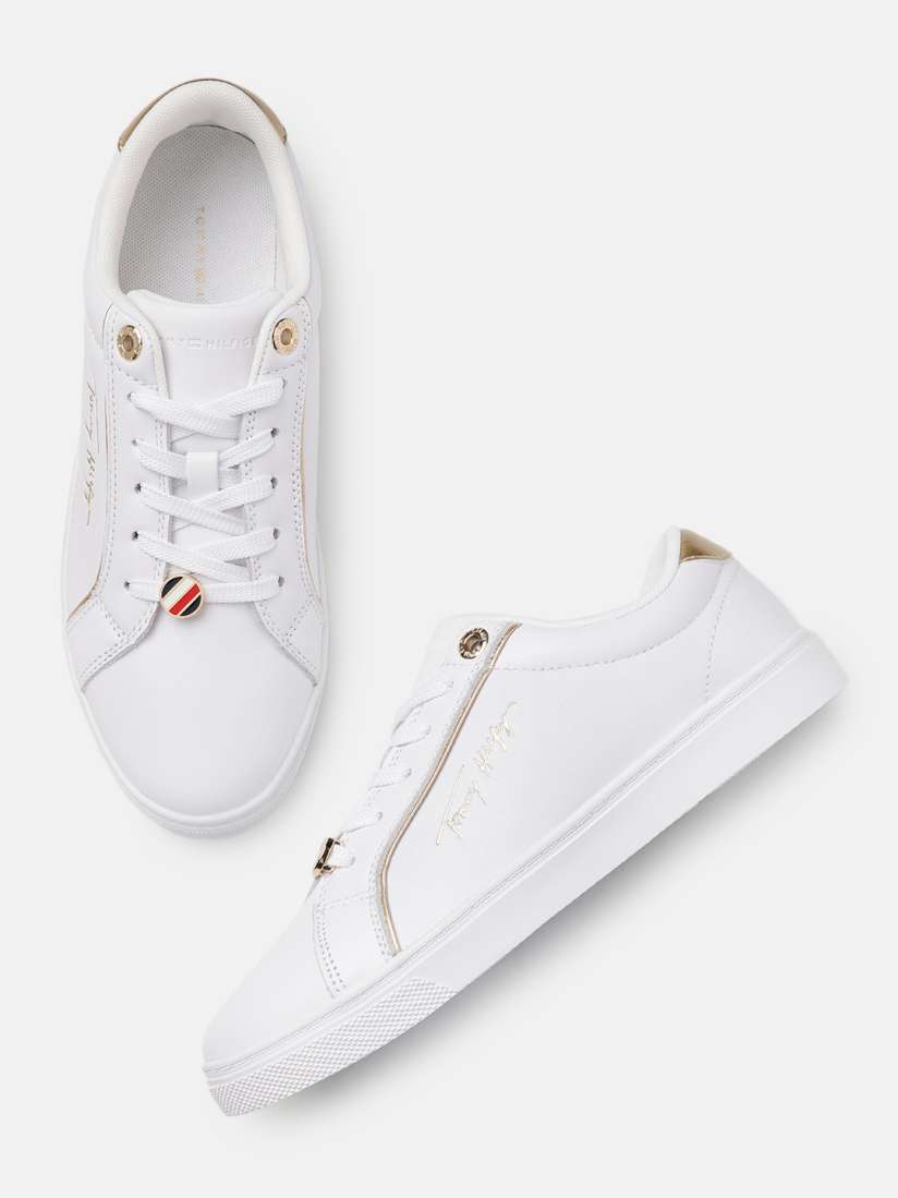 Buy Tommy Hilfiger Women Solid Sneakers Casual Shoes for Women 23205130 Myntra