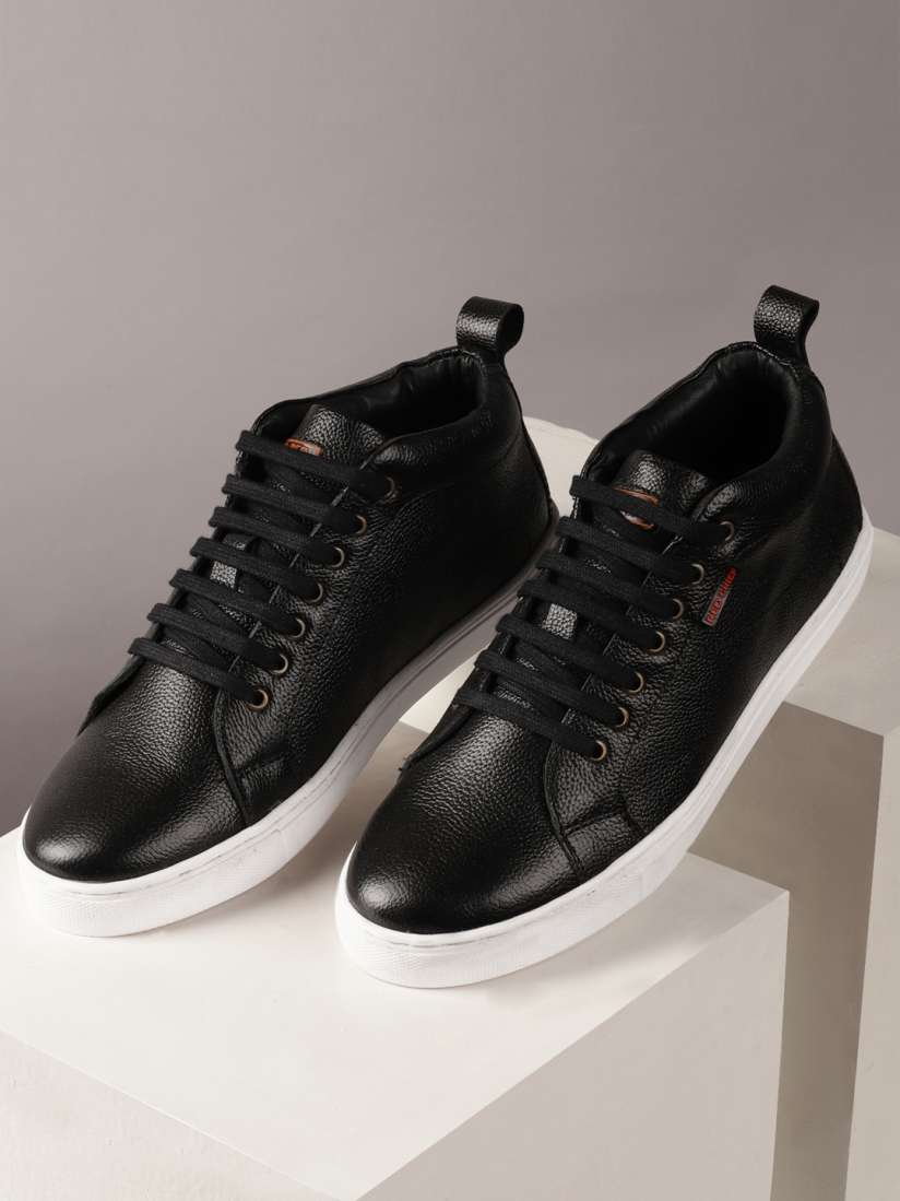 Buy Red Chief Men Memory Foam Leather Contrast Sole Sneakers Casual Shoes for Men 23216958 Myntra