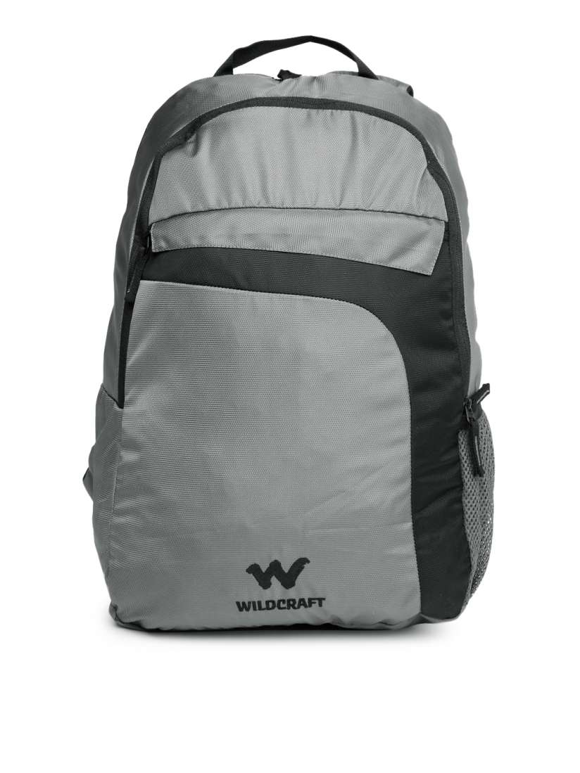 Buy Wildcraft Unisex Grey Black Colourblocked Backpack Backpacks for Unisex 2322136 Myntra