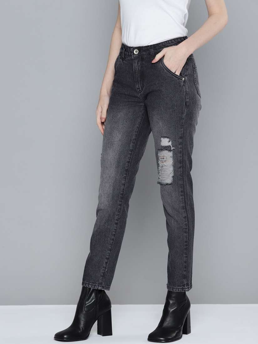 Buy Chemistry Women Highly Distressed Heavy Fade Ripped Jeans Jeans for Women 23222752 Myntra