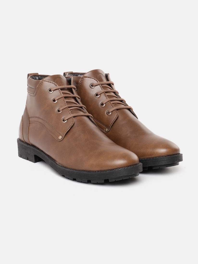 Buy The Roadster Lifestyle Co. Men Mid Top Regular Boots Boots for Men 23222804 Myntra