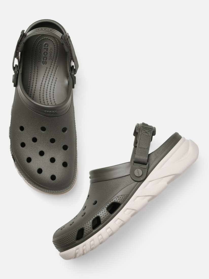 Buy Crocs Men Solid Laser Cut Croslite Clogs Flip Flops for Men 23225430 Myntra