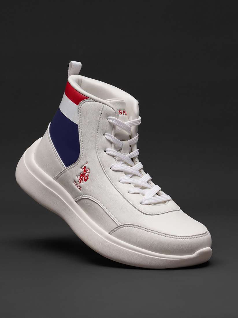 Buy U.S. Polo Assn. Men Mid Top Comfort Insole Basics Sneakers Casual Shoes for Men 23235088 Myntra