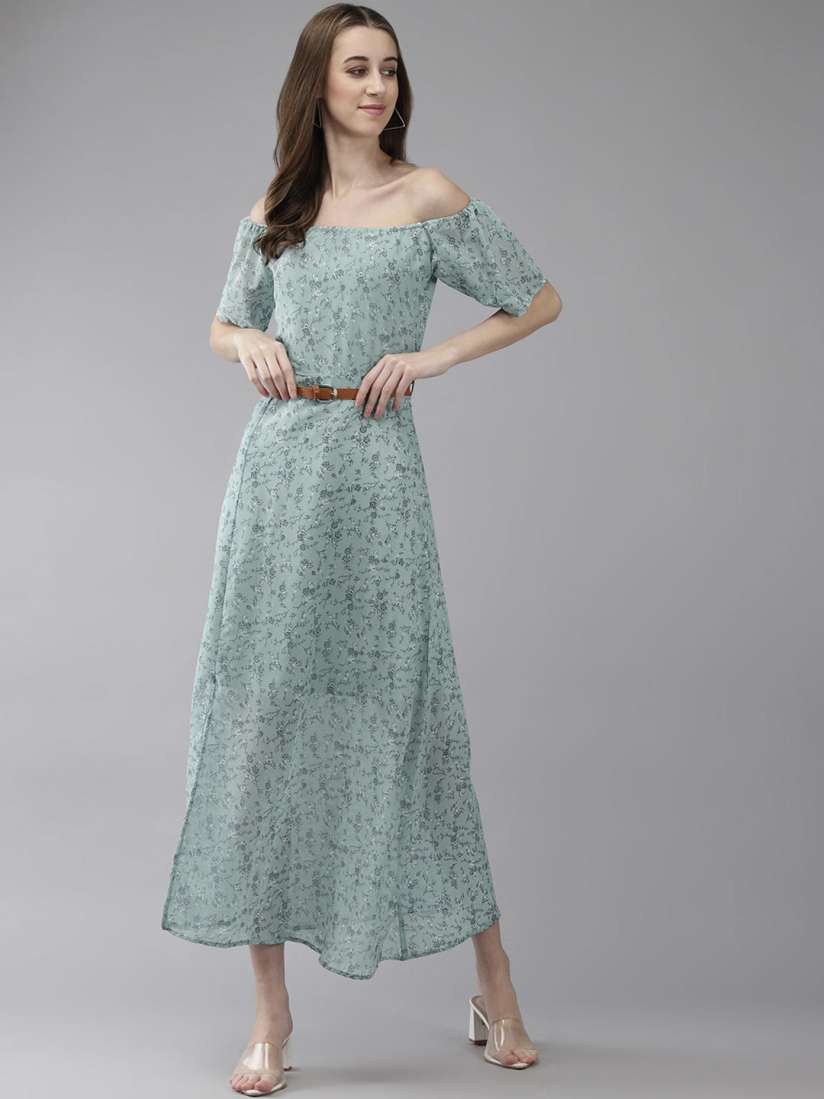 Off shoulder dress myntra deals
