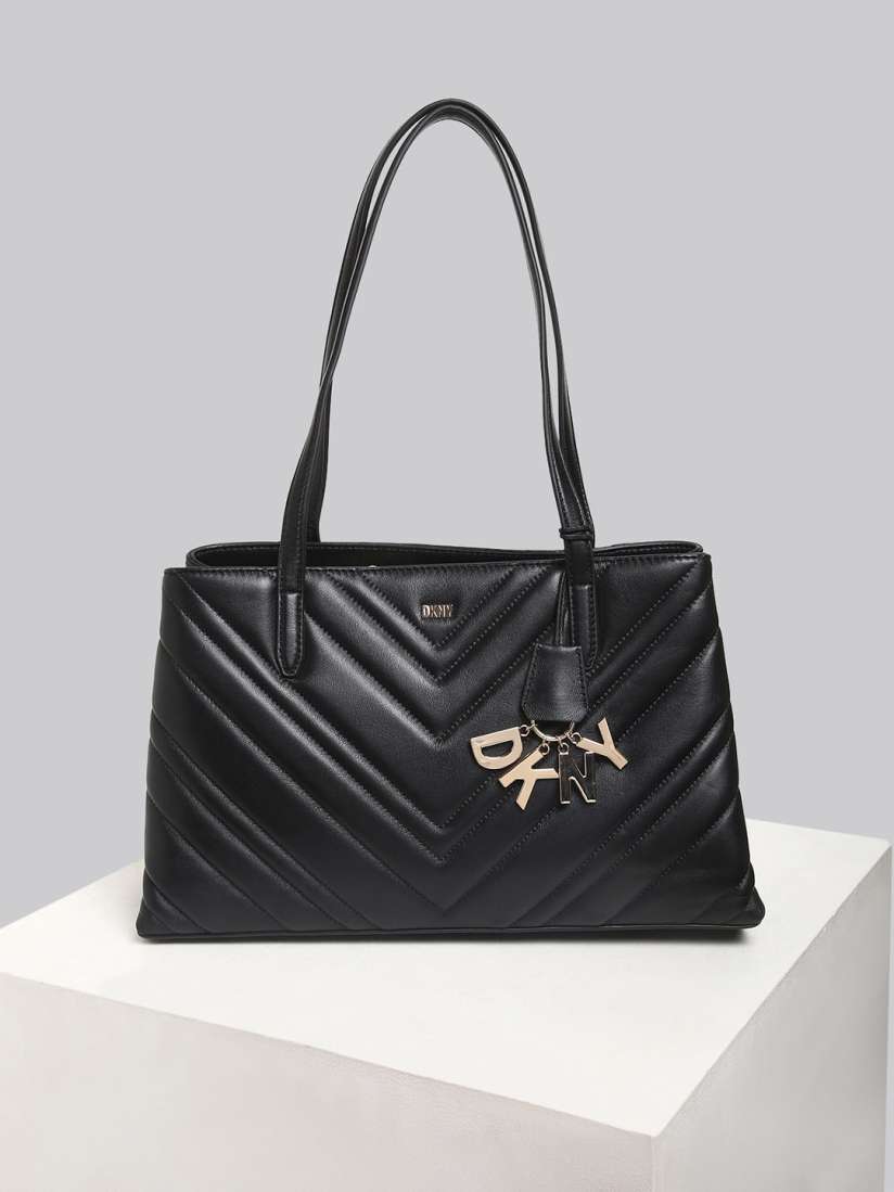Buy DKNY Women Textured Leather Shopper Shoulder Bag Handbags for Women 23246960 Myntra