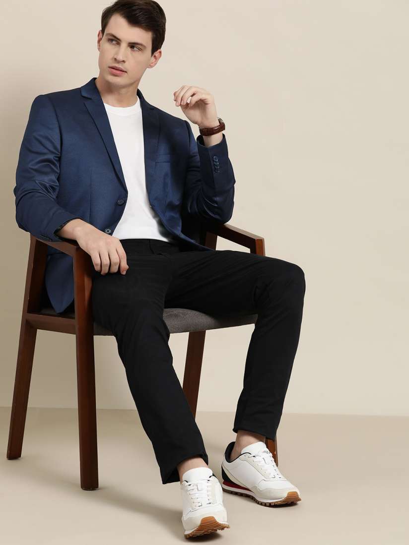 Blazer for men myntra discount