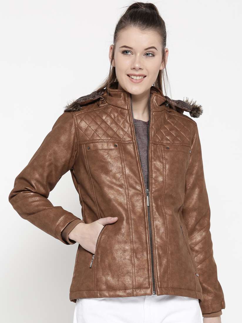 Buy Monte Carlo Women Brown Hooded Parka Jacket Jackets for Women 2325538 Myntra