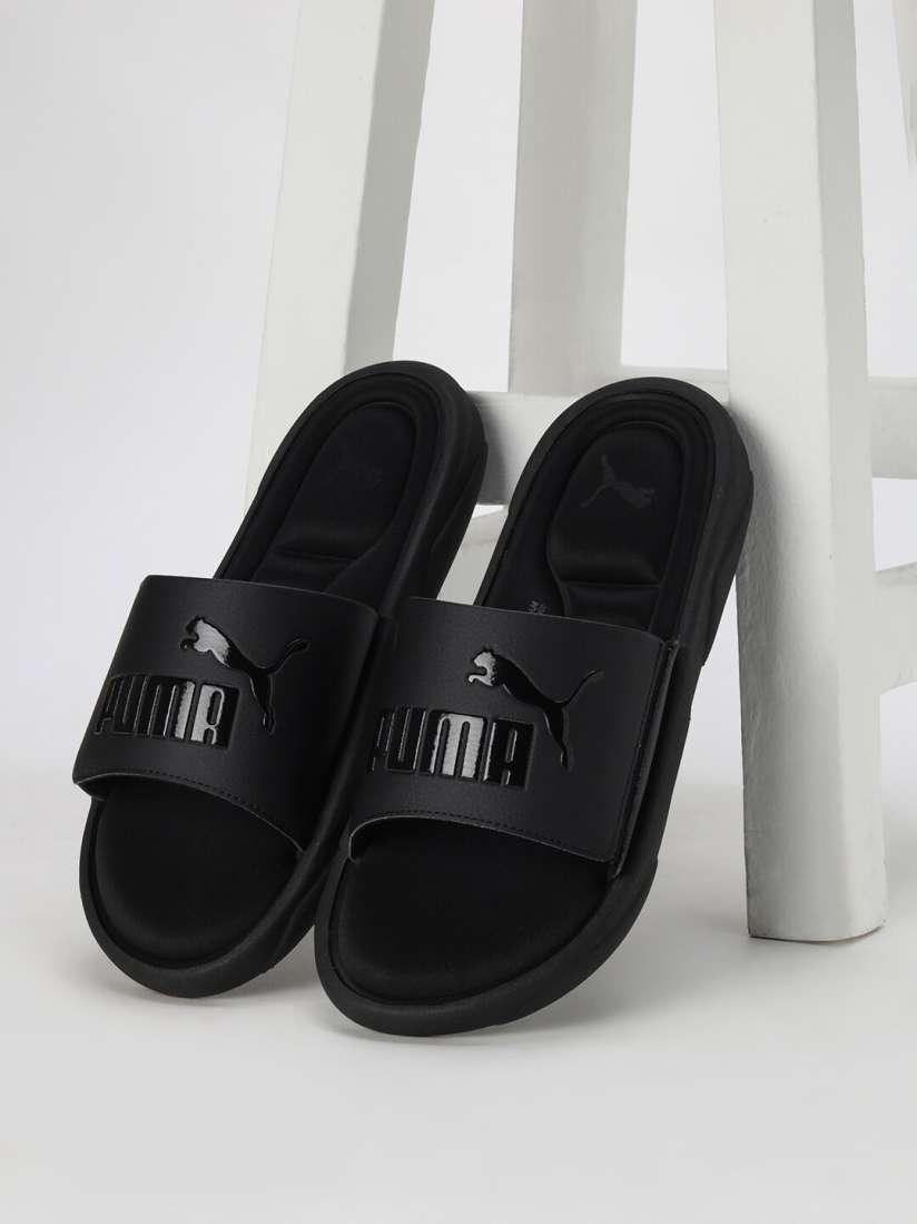 Buy Puma Royalcat Memory Foam Brand Logo Printed Sliders Flip Flops for Unisex 23258364 Myntra