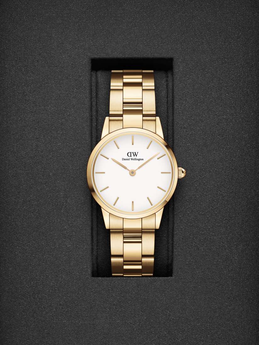 Buy Daniel Wellington Women Iconic Link Dial White 28 mm Analogue Watch DW00100567 Watches for Women 23260884 Myntra