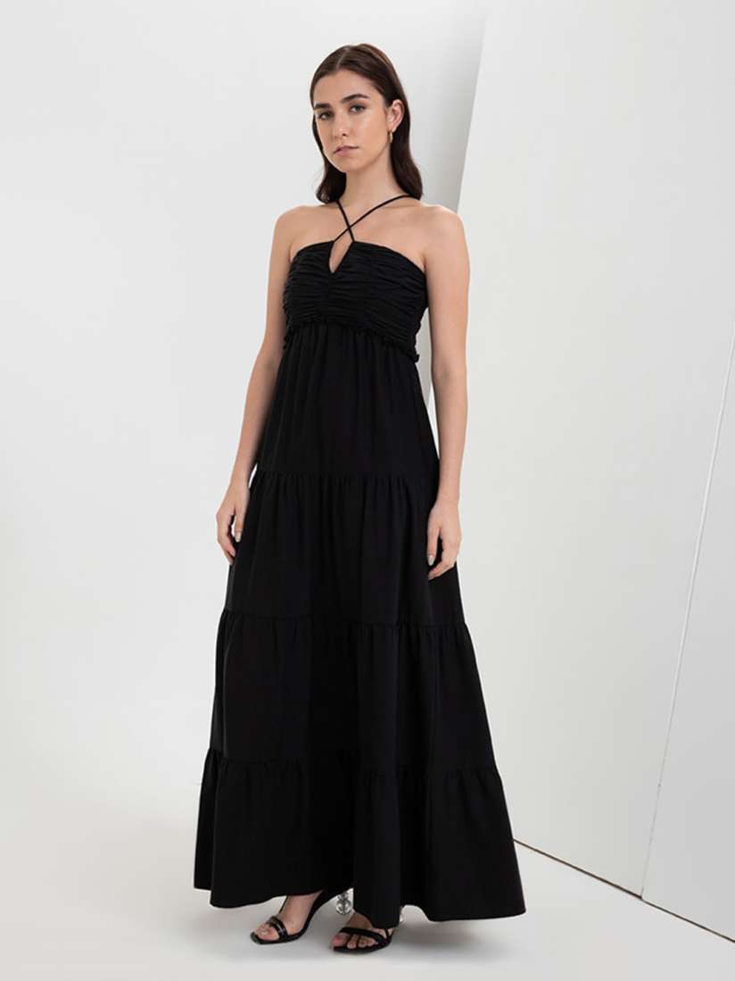 Buy Zalora Studios Halter Neck Maxi Dress Dresses for Women 23261748 Myntra