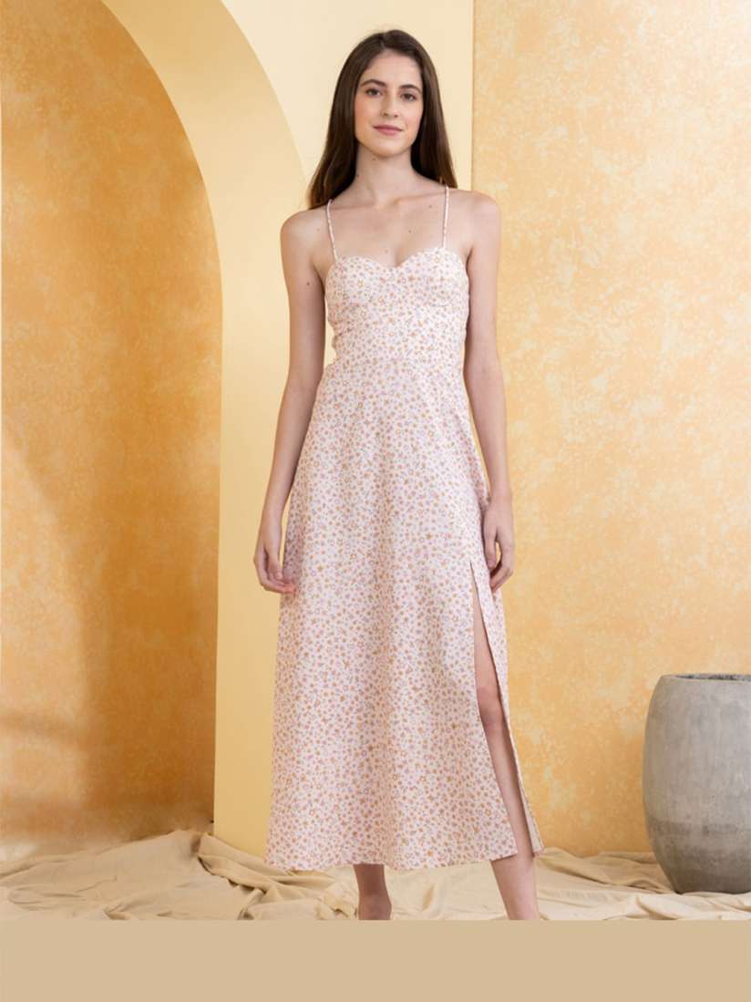 Buy Zalora Studios Floral Printed A Line Maxi Dress Dresses for Women 23261866 Myntra