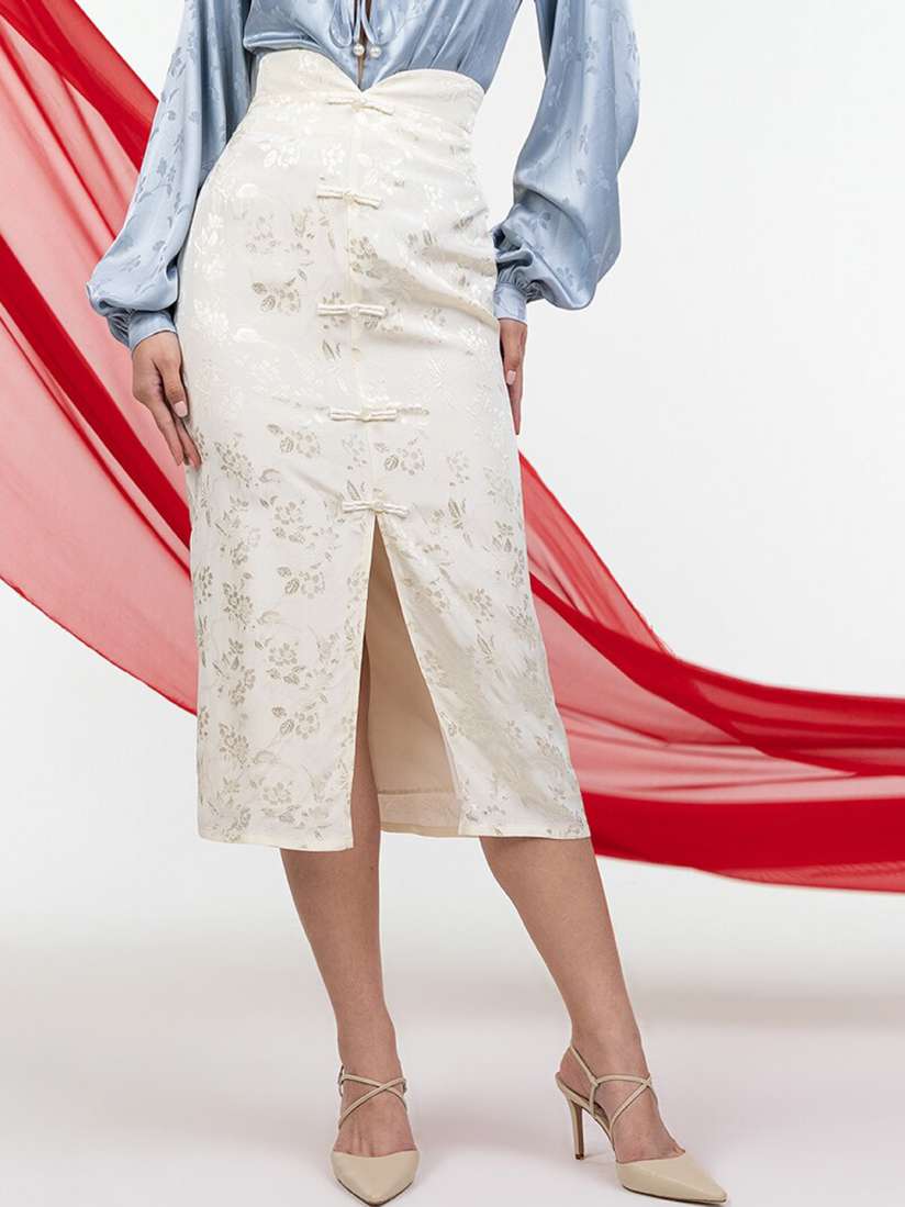Buy Zalora Studios Floral Printed Pencil Knee Length Skirt Skirts for Women 23262508 Myntra