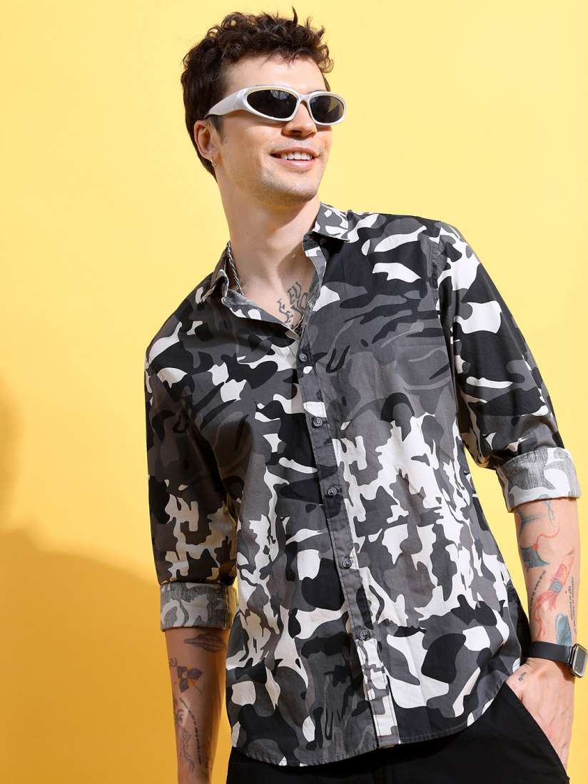 Camouflage casual shirts online
