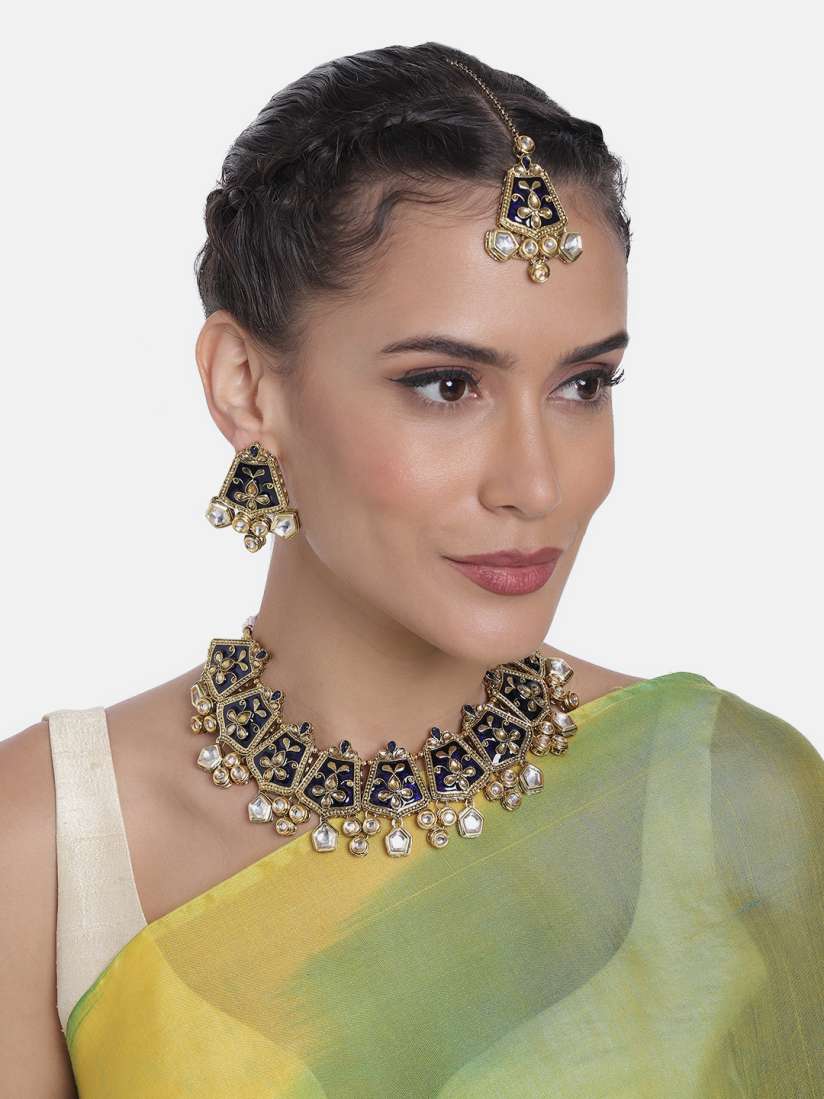Meenakari artificial jewellery clearance
