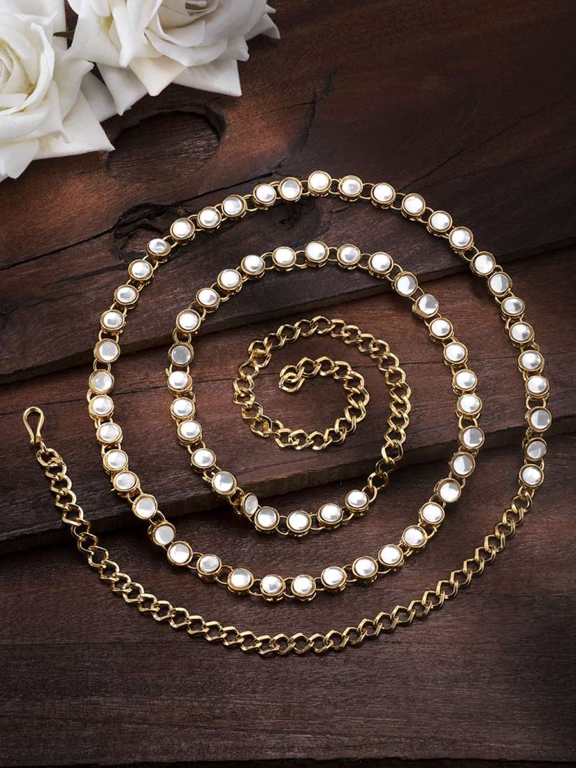 Kundan waist chain on sale