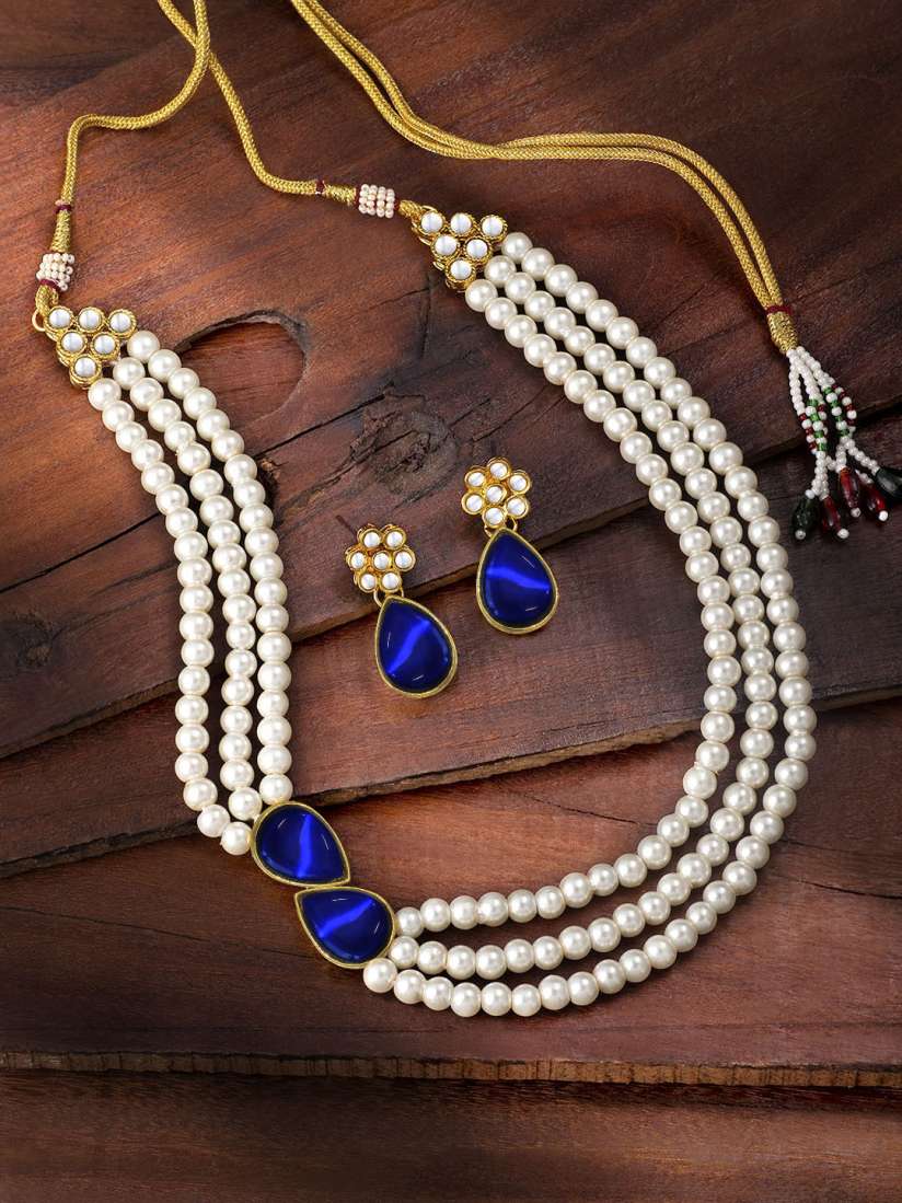 Pearl necklace myntra sale