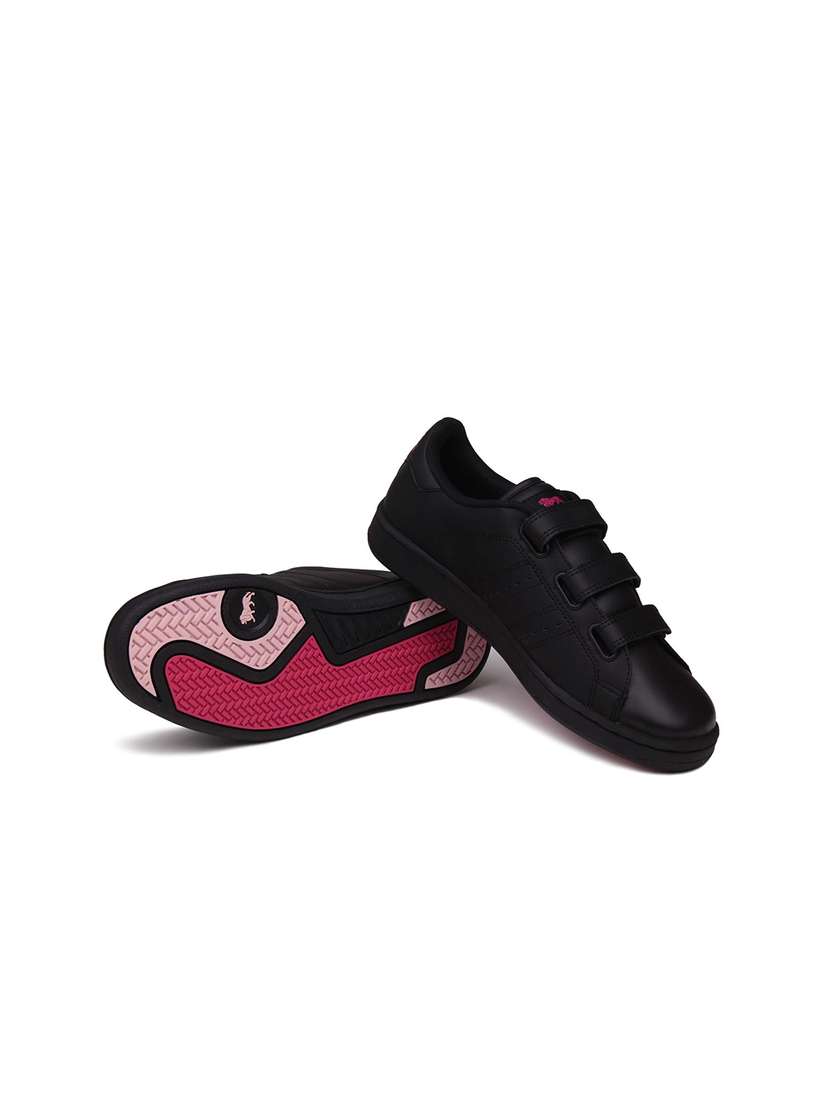 Lonsdale Womens Trainers Lonsdale Women Black Leyton Trainers