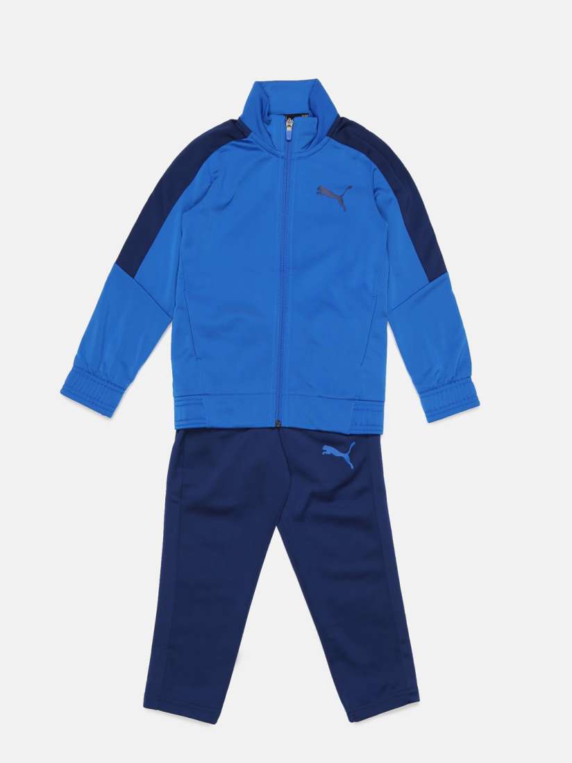 Buy Puma Boys Blue Poly Tricot Tracksuit Tracksuits for Boys 2327778 Myntra