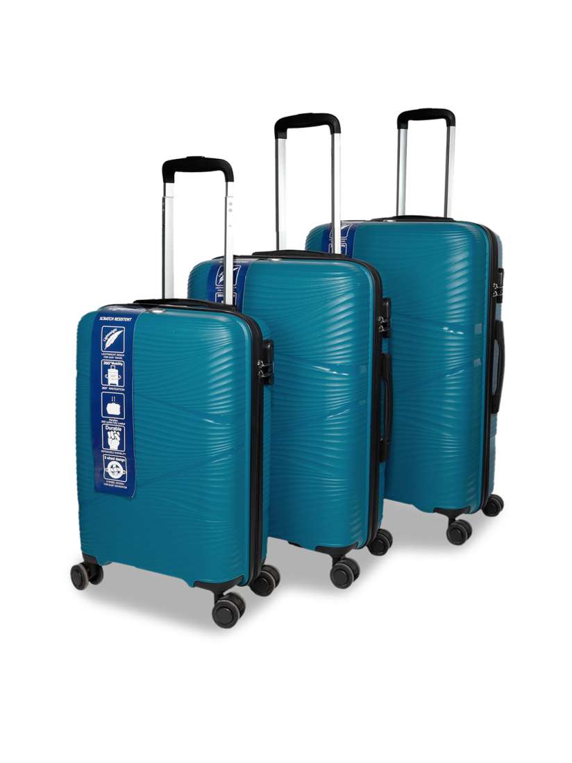 Buy F Gear Set Of 3 Textured Hard Sided Trolley Bags Trolley Bag for Unisex 23291810 Myntra
