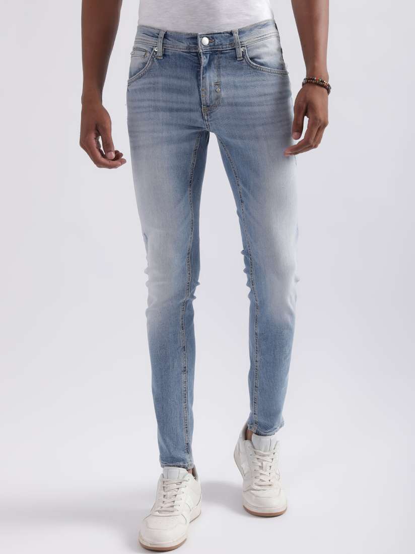 Buy Antony Morato Men Super Skinny Fit Heavy Fade Clean Look Jeans Jeans for Men 23295910 Myntra