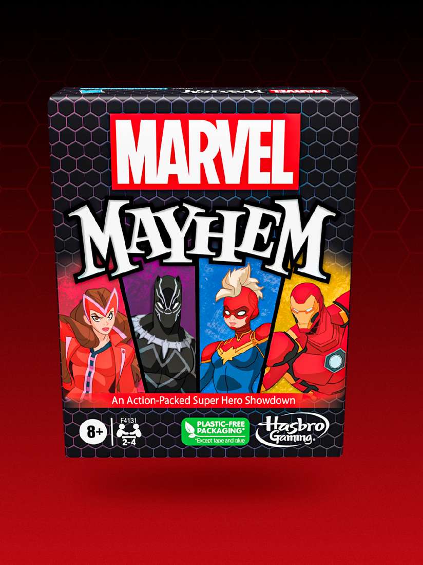 Hasbro Gaming Kids Marvel Mayhem Card Game For 8+ Years