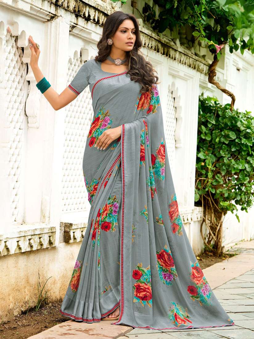 Buy Laxmipati Floral Printed Saree Sarees for Women 23302698 Myntra