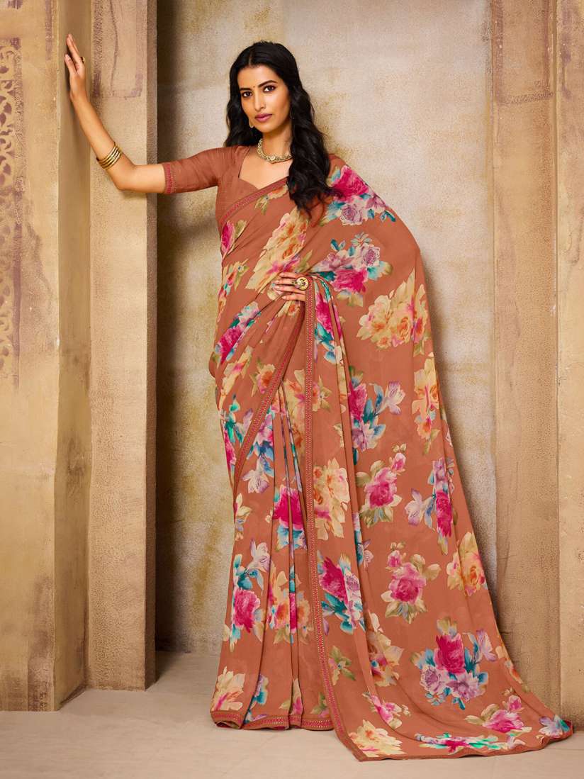 Buy Laxmipati Floral Printed Saree Sarees for Women 23302834 Myntra
