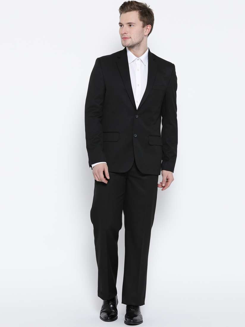 Buy John Players Black Single Breasted Formal Suit Suits for Men 2330321 Myntra