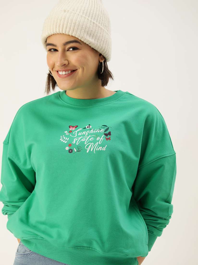 Myntra women sweatshirt outlet