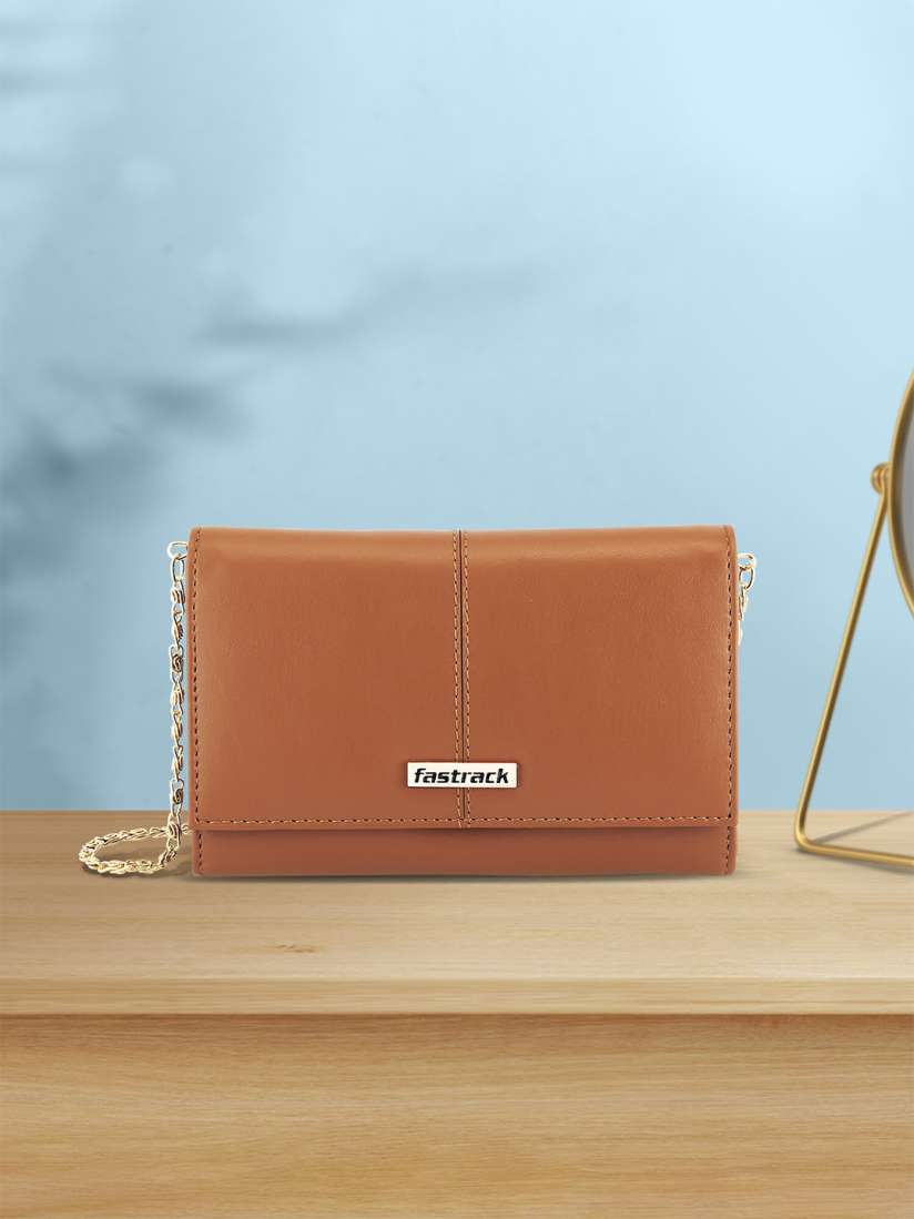 Buy Fastrack Purse Clutch With Shoulder Strap Clutches for Women 23304410 Myntra