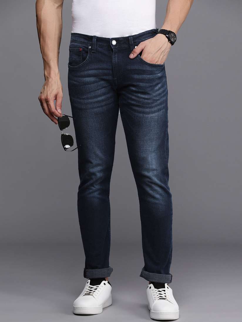 Buy Allen Solly Sport Men Slim Fit Light Fade Stretchable Jeans Jeans for Men 23304550 Myntra
