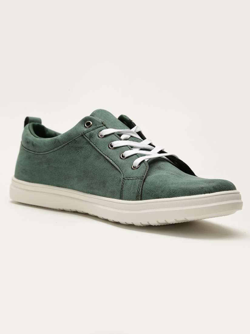 Buy LOCOMOTIVE Men Green Sneakers Casual Shoes for Men 2330516 Myntra