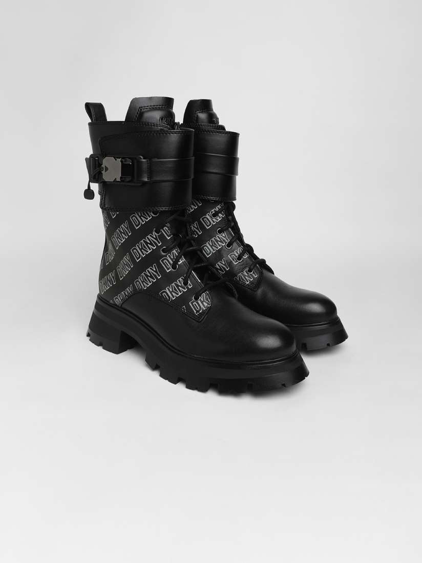 Dkny leather boots top