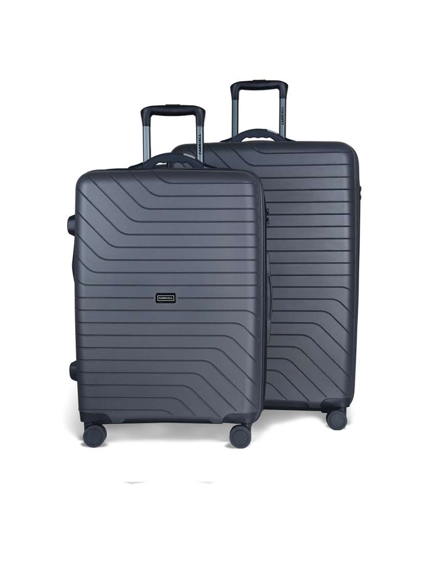Buy CARRIALL Set Of 2 Hard Sided TrolleySuitcases Trolley Bag for Unisex 23306102 Myntra