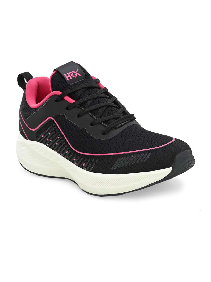 Buy HRX by Hrithik Roshan Women Black And Pink Memory Foam Non Marking Running Shoes Sports Shoes for Women 23313148 Myntra