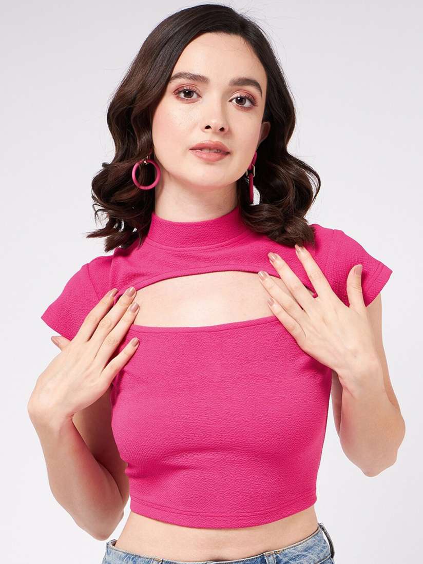 Myntra short tops shop